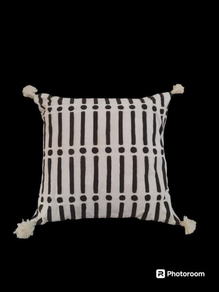 Coussin en bogolan 45x45, modèle AMINATA