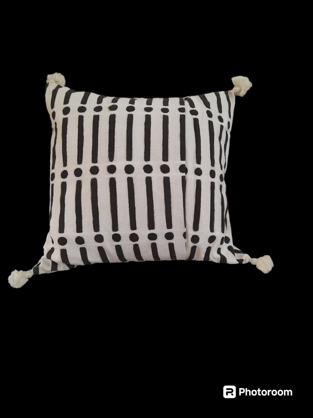 Coussin en bogolan 45x45, modèle AMINATA – Image 5