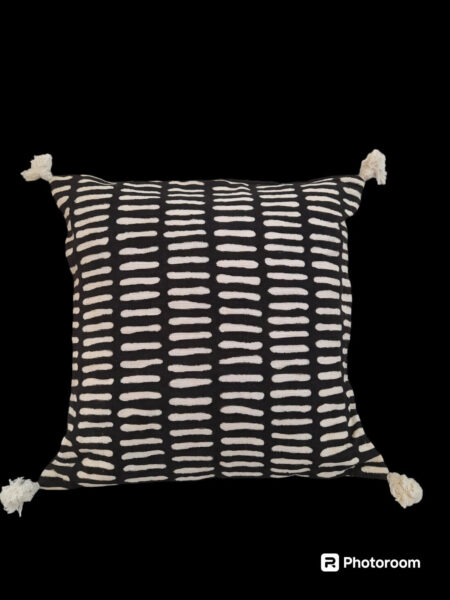 Coussin en bogolan 45x45, modèle LINA2
