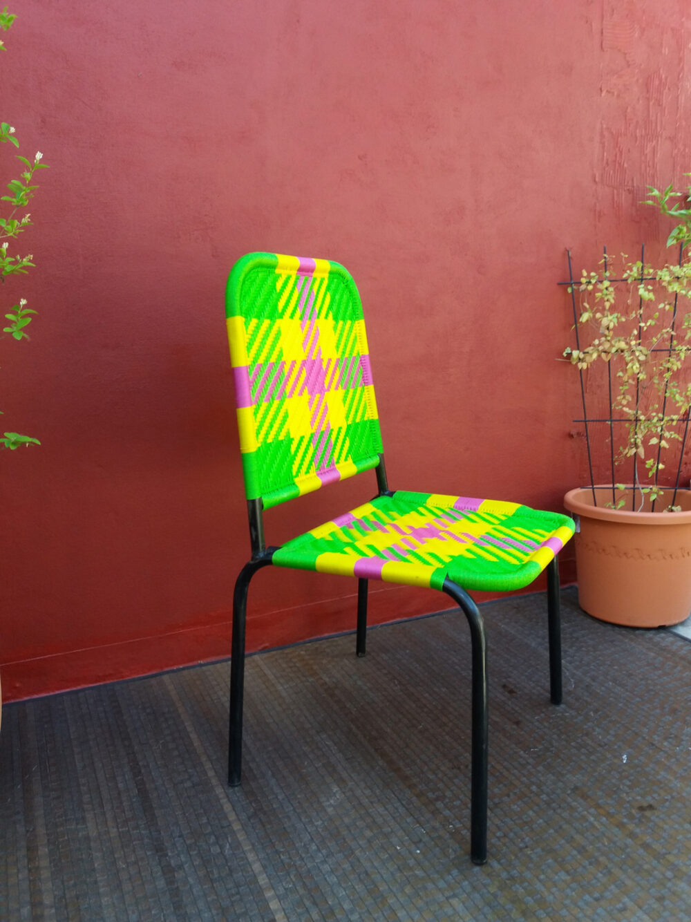 Chaise XL modéle Fangama motif afro-écossais – Image 2