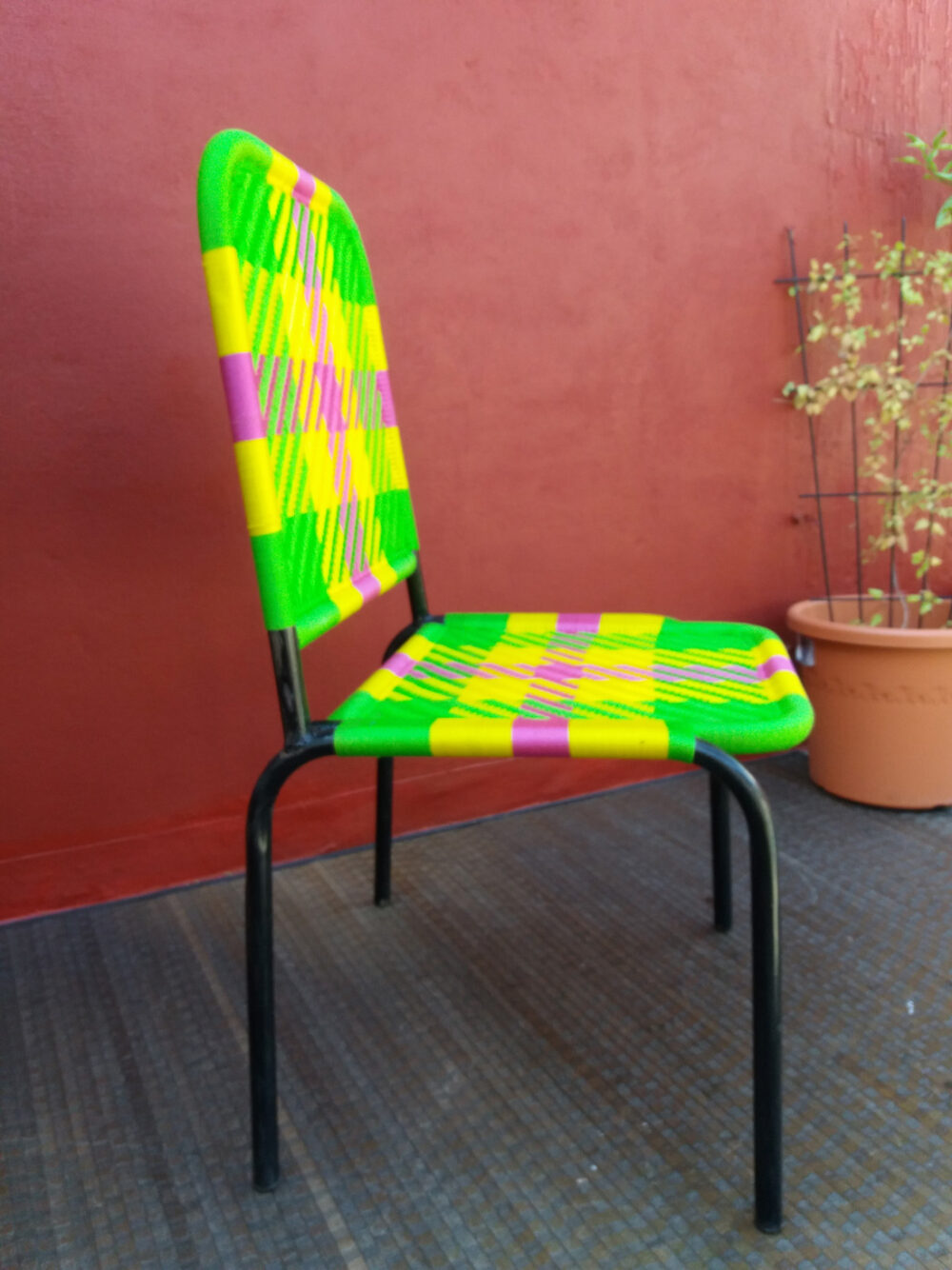 Chaise XL modéle Fangama motif afro-écossais – Image 3