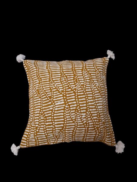 Coussin en bogolan 45x45, modèle AWA2