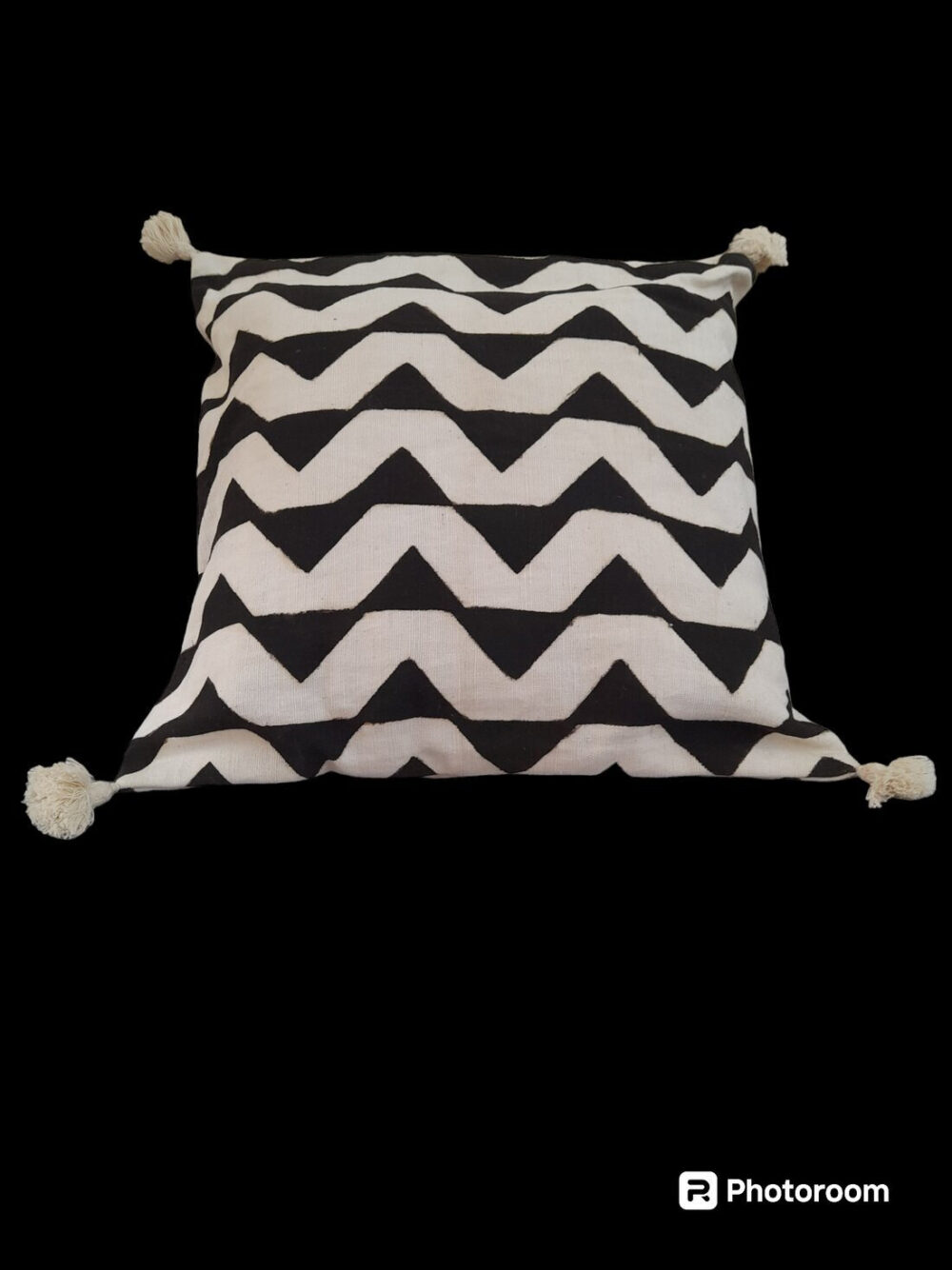 Coussin en bogolan 45x45, modèle SARAN