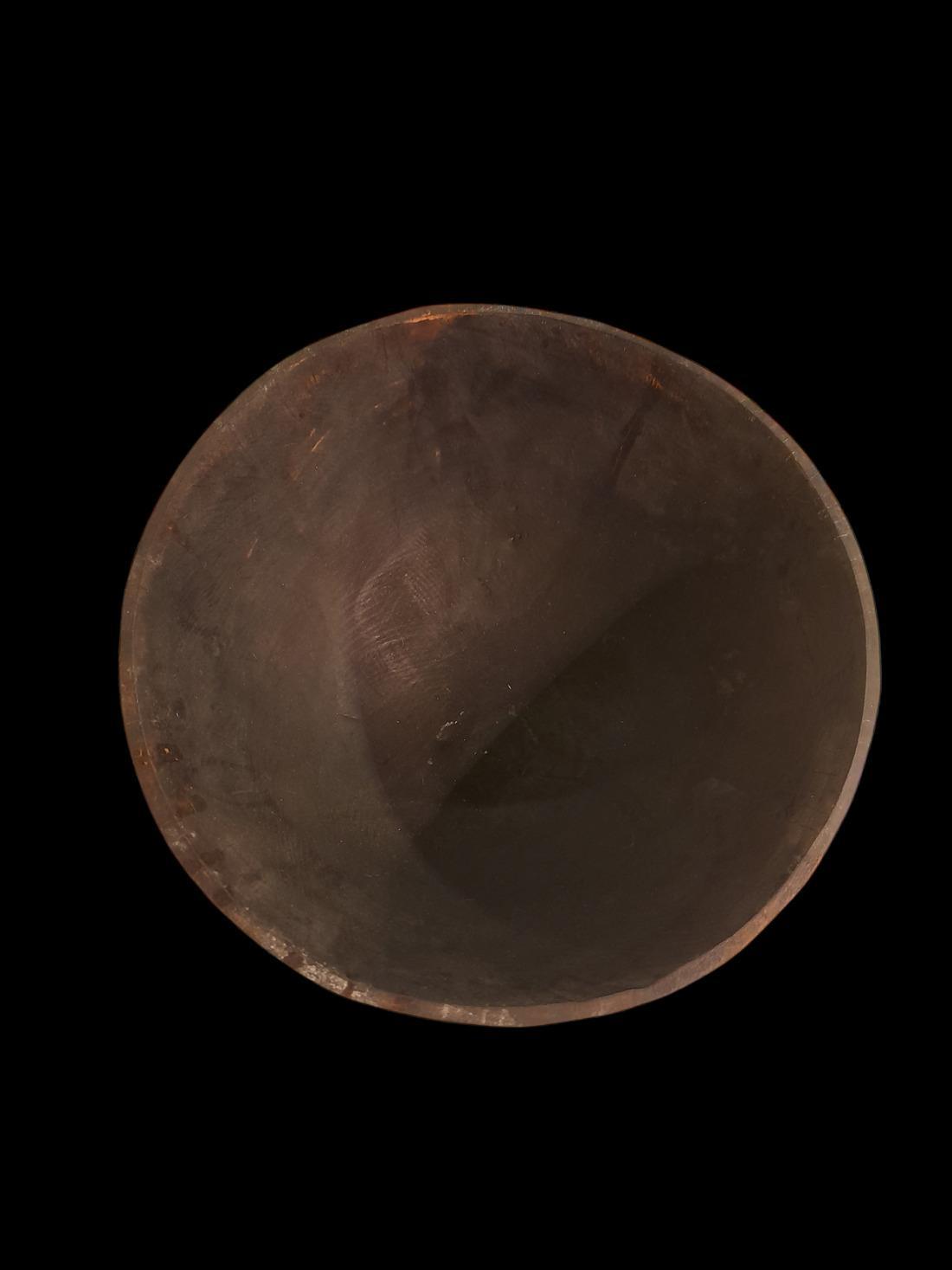 Calebasse noire en bois fumé, modéle FLEN – Image 3