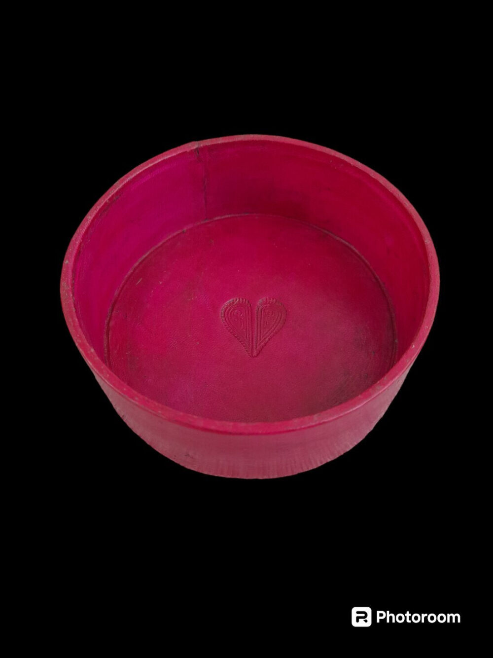 Boite à bijoux en cuir teinté rose, série DOGO – Image 4