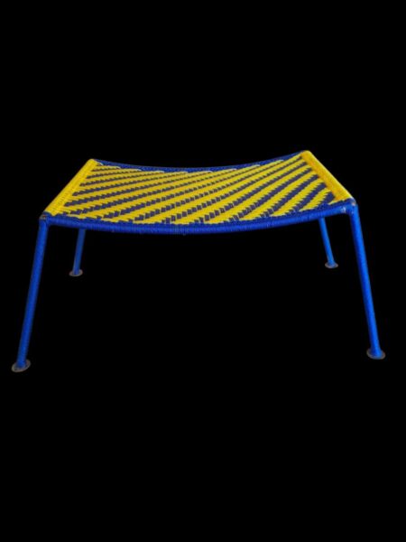 Repose-pied, modèle Palabre Bleu et Jaune