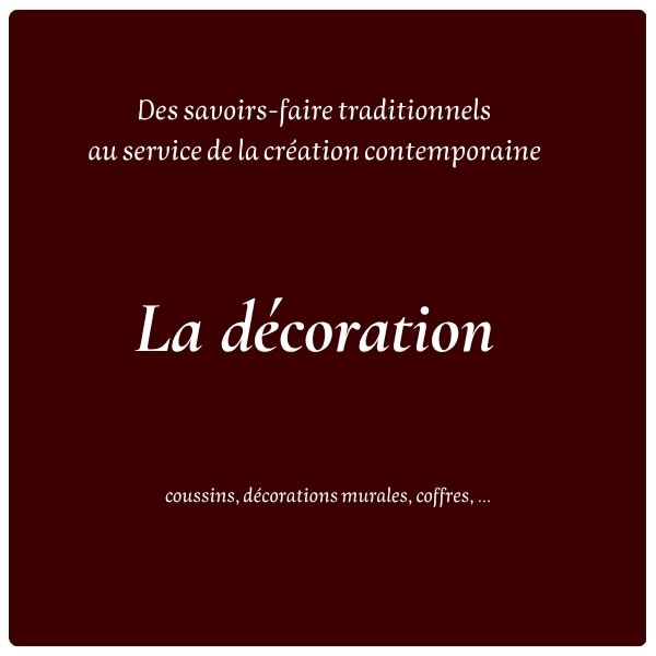 La décoration : objets déco artisanaux du Mali en cuir et en bogolan