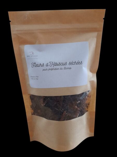 Fleurs séchées d'Hibiscus - Bissap - sachet de 80 gr